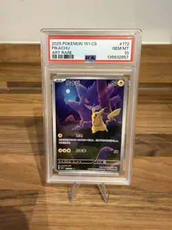 Pokemon 172 Pikachu PSA 10 AR 172/151 Collect 151 Gengar S.Chinese Limited - Image 1