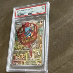 2025 POKEMON MEGA EVOLUTION ETB PROMO #010 RIOLU PSA 7 NM - Image 4
