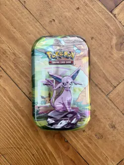 Pokemon TCG | Scarlet & Violet | Prismatic Evolutions Mini Tin – Espeon ✅🚚 - Image 1