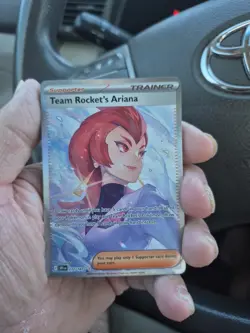 Pokemon TCG Destined Rivals Team Rockets Ariana Trainer Special IllustrationRare - Image 1