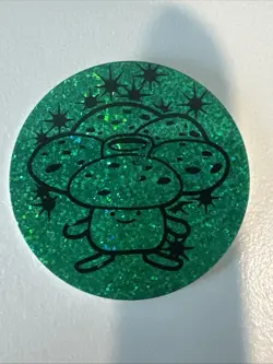 Pokemon TCG Green Vileplume Coin Holo Wizards of the Coast 1999 Nintendo - Image 1