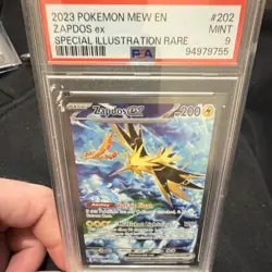 Pokemon Zapdos ex Special Illustration Rare Holo PSA 9 SV151 202/165 2023 - Image 1