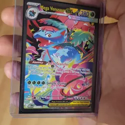 Pokemon Mega Venusaur EX 177/132 Me01: Mega Evolution Full Art Holo Rare - Image 1