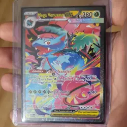 Pokemon Mega Venusaur EX 177/132 Me01: Mega Evolution Full Art Holo Rare - Image 2