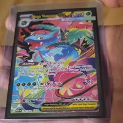 Pokemon Mega Venusaur EX 177/132 Me01: Mega Evolution Full Art Holo Rare - Image 3
