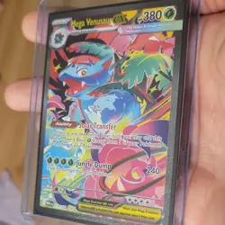 Pokemon Mega Venusaur EX 177/132 Me01: Mega Evolution Full Art Holo Rare - Image 4