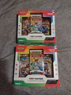 Pokemon first Partner Illustration Collection Series 1 In Hand Lot Of 2 - Image 1