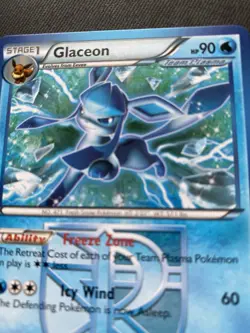 Glaceon - Pokemon 23/116 Plasma Freeze - Holo 2013 #23 - Image 2