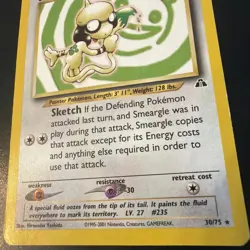 Smeargle - #30 Pokemon Neo Discovery NM - Image 3