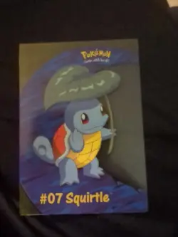 Topps Pokemon clear acetate Squirtle #07 PC4 LP/NM - Image 1