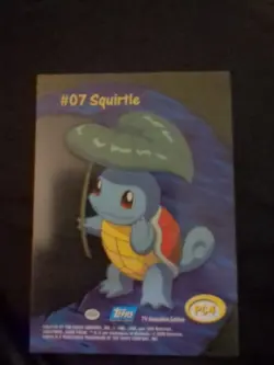 Topps Pokemon clear acetate Squirtle #07 PC4 LP/NM - Image 2