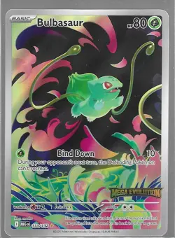 Bulbasaur Mega Evolutions Stamped Promo Pokemon TCG Near Mint - Image 1