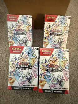 Pokemon - Prismatic Evolutions Booster Bundle Lot of 4 - Image 1