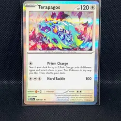 Holo - Terapagos 161/191 Pokemon Surging Sparks - Pokemon Scarlet Violet - Image 1