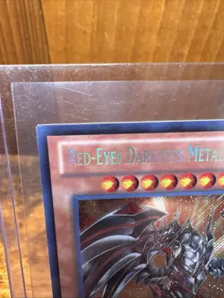 🔥 Yugioh! Red Eyes Darkness Metal Dragon LCJW-EN050 Secret Rare 1st Edition NM - Image 2