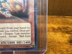 🔥 Yugioh! Red Eyes Darkness Metal Dragon LCJW-EN050 Secret Rare 1st Edition NM - Image 5