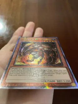 Traptrix Myrmeleo Quarter Century Secret Rare RA04-EN210 Yu-Gi-Oh 1st Edition - Image 3