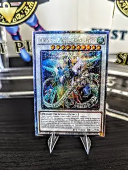 Yu-Gi-Oh! Crystal Clear Wing Synchro Dragon RA04-EN059 Quarter Century Rare - Image 1