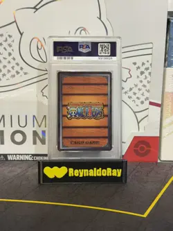 2002 BANDAI ONE PIECE CCG JAPANESE THE BATTLE OF ALABASTA #C01 LUFFY PSA 9 - Image 2