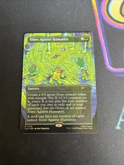 Slime Against Humanity (7078) - TMNT Secret Lair Bonus Card - Magic MTG NM - Image 1