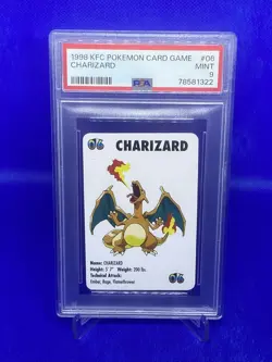 Charizard 1998 KFC Pokemon Card Game Promo #06 PSA 9 Mint Kentucky Fired Chicken - Image 4