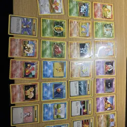 Vintage WOTC Base Set/Base Set 2 Non Holo Pokemon Card Bundle - 32 Cards - Image 1