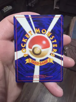 Japanese Hitmonlee No. 106 Holo Swirl Fossil Set Pokemon Card WOTC LP-MP - Image 2