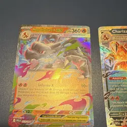 Pokemon Charizard & Mega Charizard EX Card Lot 9 cards - Image 2