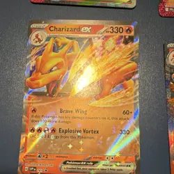 Pokemon Charizard & Mega Charizard EX Card Lot 9 cards - Image 4