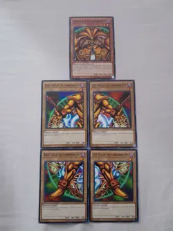 Yugioh Exodia the Forbidden Full 5 Card Set LDK2-ENY04-08 Common MP Unlimited - Image 1