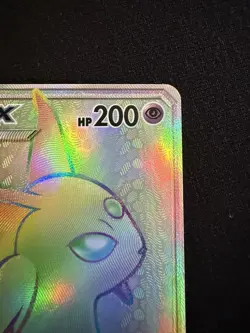 Espeon GX 152/149 Sun & Moon Secret Rare Rainbow Holo Pokemon Card NM - Image 4
