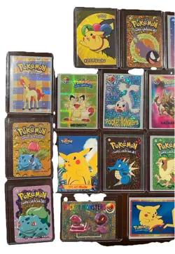 Lot of 27 Vintage Pokemon Vending Machine Cards or Stickers - Image 2