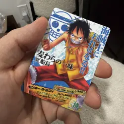 Monkey D Luffy - No.01 02 C - One Piece One Py Berry Match Card Japanese - Image 1