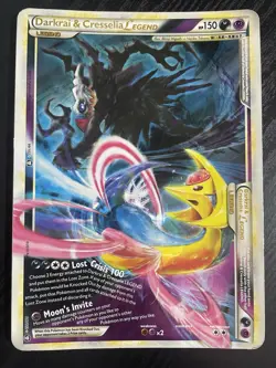 Darkrai & Cresselia Legend - Oversized Promo 099/102 & 100/102 Jumbo Cards Holo - Image 1