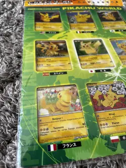 Pokemon Pikachu World Collection 9 Card Set Multilingual 2010 Green 7-11 Collab - Image 3