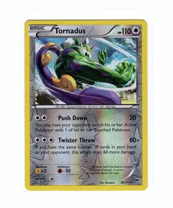 Tornadus 86/111 XY - Furious Fists Reverse Holo Rare Pokemon Card - Image 1