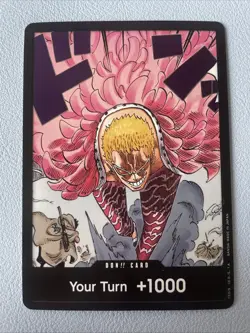 Don!! Card Donquixote Doflamingo OP10 Royal Blood One Piece TCG NM - Image 1