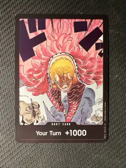 X2 Don!! Card Donquixote Doflamingo OP10 Royal Blood One Piece TCG NM - Image 4