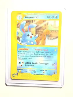 AZUMARILL - 4/147 - Aquapolis - Rare - Pokemon Card - NM - Image 1
