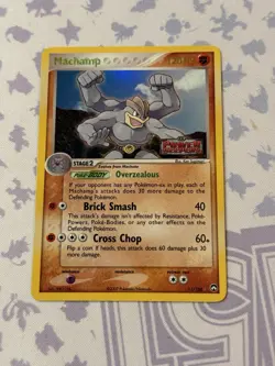 Machamp 11/108 EX Power Keepers Reverse Holo Stamped Pokemon Card NM - Image 1