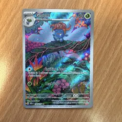Pokemon TCG Obsidian Flames Gloom 198/197 Holo Illustration Rare Card - Image 1