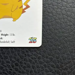 1998 POKEMON PIKACHU CARD KFC MINI NINTENDO #3 - Image 4