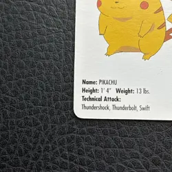 1998 POKEMON PIKACHU CARD KFC MINI NINTENDO #3 - Image 5