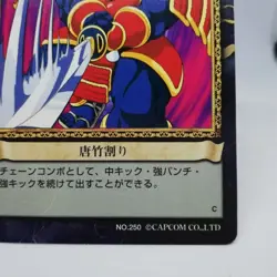 250 Bishamon Chinese bamboo Vampire Savior hunter Card Game Action TCG Capcom - Image 5