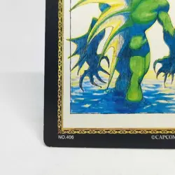 406 Rikuo Aulbath Vampire Savior Action Trading Card CAPCOM ARCADE Game Retro - Image 4