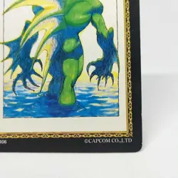 406 Rikuo Aulbath Vampire Savior Action Trading Card CAPCOM ARCADE Game Retro - Image 5