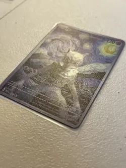 Pokemon - Mewtwo - Starry Night - Van Gogh - METAL Card - Fan Are - Black Back - Image 3