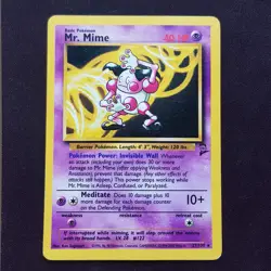 Mr. Mime 27/130✨EXCELLENT✨Base Set 2 Pokemon Card TCG - Image 1