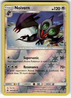 Noivern 101/131 SM - Forbidden Light LP Pokemon Card TCG - Image 1