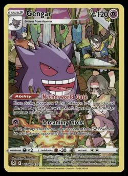 🔥 Pokemon Cards Gengar TG06/TG30 Lost Origin Trainer Gallery Holo - Image 1